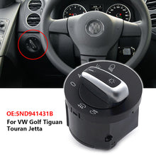 Load image into Gallery viewer, Car Headlight Switch Fog Light Control For VW Passat B6 B7 Golf Jetta MK6 MK5 Tiguan SEAT Volkswagen Auto Accessories 5ND941431B
