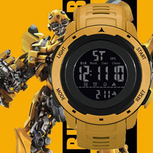 Load image into Gallery viewer, Multifunctional Men's Technology Electronic Sports Watch Luminous Waterproof Watch Daily Running Fashion Watch Wristwatch
