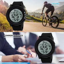 Load image into Gallery viewer, Fashion Dual Display Electronic Watch Multifunctional Outdoor Sports Waterproof Cool Light Men's Business Electronic Watch
