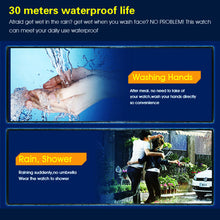 Load image into Gallery viewer, Fashion Dual Display Electronic Watch Multifunctional Outdoor Sports Waterproof Cool Light Men's Business Electronic Watch
