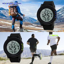 Load image into Gallery viewer, Fashion Dual Display Electronic Watch Multifunctional Outdoor Sports Waterproof Cool Light Men's Business Electronic Watch
