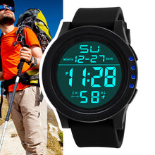 Load image into Gallery viewer, Fashion Dual Display Electronic Watch Multifunctional Outdoor Sports Waterproof Cool Light Men's Business Electronic Watch
