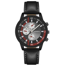 Load image into Gallery viewer, Mens Quartz Watches Sports Casual Fashion Men's Watch Breathable Leather Strap Luminous Wristwatch for Gifts
