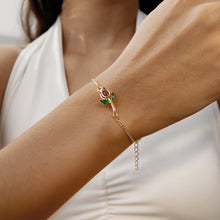 Load image into Gallery viewer, Tulip Flower Bracelet Fashion Creative Flower Snake Bone Bracelet Women Tulip Elegant Bracelet Accessories
