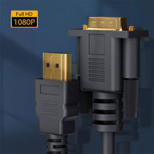 Load image into Gallery viewer, HDMI Male to VGA Male 1080P 60Hz HDMI Compatible Cable to VGA Adapter Digital to Analog for Computer Laptop
