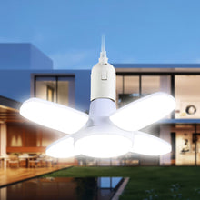 Load image into Gallery viewer, Fan Shaped Foldable LED Bulb 85-265V 40 Bulbs Deformation Suitable For Homes Warehouses and Garages Warm White Celling Light
