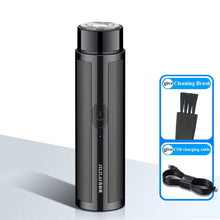 Load image into Gallery viewer, USB Charge Mini Electric Shaver Long-Lasting Portable Washable Car Rechargeable Razor Travel Car Mini Professional Shaver
