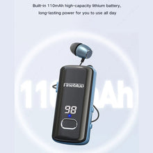 Load image into Gallery viewer, Fineblue F580 Clip-on Lotus Wireless Headset Bluetooth 5.3 Headphones with Mic Power Display Earbuds Noise Cacelling Auriculares

