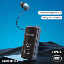 Load image into Gallery viewer, Fineblue F580 Clip-on Lotus Wireless Headset Bluetooth 5.3 Headphones with Mic Power Display Earbuds Noise Cacelling Auriculares
