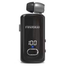 Load image into Gallery viewer, Fineblue F580 Clip-on Lotus Wireless Headset Bluetooth 5.3 Headphones with Mic Power Display Earbuds Noise Cacelling Auriculares
