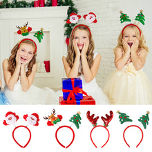Load image into Gallery viewer, Christmas Headband Elk Santa Claus Snowman Christmas Tree Hair Band Kids Girls Hair Accessories Xmas New Year Decor Decorations For Home
