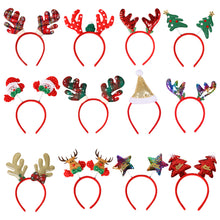 Load image into Gallery viewer, Christmas Headband Elk Santa Claus Snowman Christmas Tree Hair Band Kids Girls Hair Accessories Xmas New Year Decor Decorations For Home
