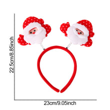 Load image into Gallery viewer, Christmas Headband Elk Santa Claus Snowman Christmas Tree Hair Band Kids Girls Hair Accessories Xmas New Year Decor Decorations For Home
