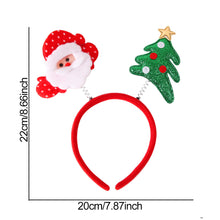 Load image into Gallery viewer, Christmas Headband Elk Santa Claus Snowman Christmas Tree Hair Band Kids Girls Hair Accessories Xmas New Year Decor Decorations For Home
