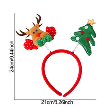 Load image into Gallery viewer, Christmas Headband Elk Santa Claus Snowman Christmas Tree Hair Band Kids Girls Hair Accessories Xmas New Year Decor Decorations For Home
