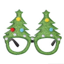 Load image into Gallery viewer, Christmas Glasses Glitter Decorative Glasses Kid Xmax Party Costume Eyeglasses Photo Props Christmas Decoration 2023 Navidad Gift
