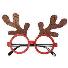 Load image into Gallery viewer, Christmas Glasses Glitter Decorative Glasses Kid Xmax Party Costume Eyeglasses Photo Props Christmas Decoration 2023 Navidad Gift
