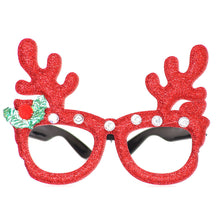 Load image into Gallery viewer, Christmas Glasses Glitter Decorative Glasses Kid Xmax Party Costume Eyeglasses Photo Props Christmas Decoration 2023 Navidad Gift
