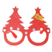 Load image into Gallery viewer, Christmas Glasses Glitter Decorative Glasses Kid Xmax Party Costume Eyeglasses Photo Props Christmas Decoration 2023 Navidad Gift
