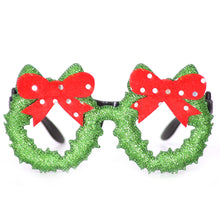 Load image into Gallery viewer, Christmas Glasses Glitter Decorative Glasses Kid Xmax Party Costume Eyeglasses Photo Props Christmas Decoration 2023 Navidad Gift
