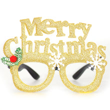 Load image into Gallery viewer, Christmas Glasses Glitter Decorative Glasses Kid Xmax Party Costume Eyeglasses Photo Props Christmas Decoration 2023 Navidad Gift
