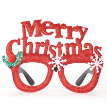 Load image into Gallery viewer, Christmas Glasses Glitter Decorative Glasses Kid Xmax Party Costume Eyeglasses Photo Props Christmas Decoration 2023 Navidad Gift
