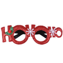 Load image into Gallery viewer, Christmas Glasses Glitter Decorative Glasses Kid Xmax Party Costume Eyeglasses Photo Props Christmas Decoration 2023 Navidad Gift
