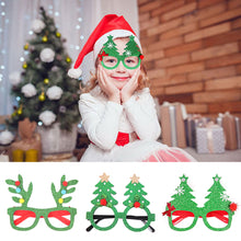 Load image into Gallery viewer, Christmas Glasses Glitter Decorative Glasses Kid Xmax Party Costume Eyeglasses Photo Props Christmas Decoration 2023 Navidad Gift
