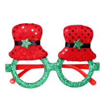 Load image into Gallery viewer, Christmas Glasses Glitter Decorative Glasses Kid Xmax Party Costume Eyeglasses Photo Props Christmas Decoration 2023 Navidad Gift
