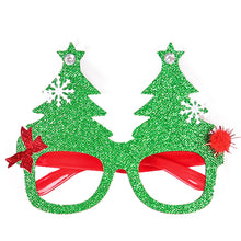 Load image into Gallery viewer, Christmas Glasses Glitter Decorative Glasses Kid Xmax Party Costume Eyeglasses Photo Props Christmas Decoration 2023 Navidad Gift
