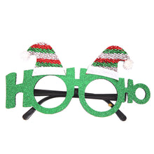 Load image into Gallery viewer, Christmas Glasses Glitter Decorative Glasses Kid Xmax Party Costume Eyeglasses Photo Props Christmas Decoration 2023 Navidad Gift

