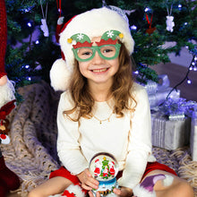 Load image into Gallery viewer, Christmas Glasses Glitter Decorative Glasses Kid Xmax Party Costume Eyeglasses Photo Props Christmas Decoration 2023 Navidad Gift
