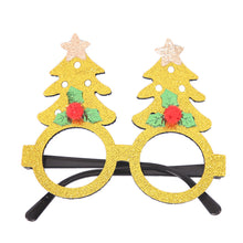 Load image into Gallery viewer, Christmas Glasses Glitter Decorative Glasses Kid Xmax Party Costume Eyeglasses Photo Props Christmas Decoration 2023 Navidad Gift
