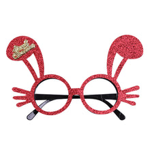 Load image into Gallery viewer, Christmas Glasses Glitter Decorative Glasses Kid Xmax Party Costume Eyeglasses Photo Props Christmas Decoration 2023 Navidad Gift
