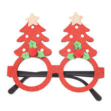Load image into Gallery viewer, Christmas Glasses Glitter Decorative Glasses Kid Xmax Party Costume Eyeglasses Photo Props Christmas Decoration 2023 Navidad Gift
