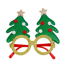 Load image into Gallery viewer, Christmas Glasses Glitter Decorative Glasses Kid Xmax Party Costume Eyeglasses Photo Props Christmas Decoration 2023 Navidad Gift
