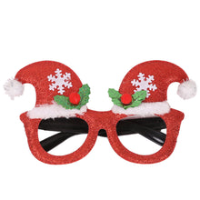 Load image into Gallery viewer, Christmas Glasses Glitter Decorative Glasses Kid Xmax Party Costume Eyeglasses Photo Props Christmas Decoration 2023 Navidad Gift
