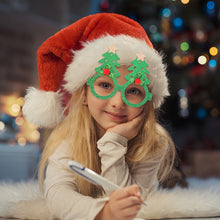 Load image into Gallery viewer, Christmas Glasses Glitter Decorative Glasses Kid Xmax Party Costume Eyeglasses Photo Props Christmas Decoration 2023 Navidad Gift
