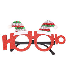 Load image into Gallery viewer, Christmas Glasses Glitter Decorative Glasses Kid Xmax Party Costume Eyeglasses Photo Props Christmas Decoration 2023 Navidad Gift
