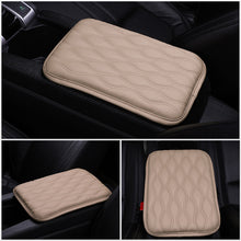 Load image into Gallery viewer, Car Interior Center Armrest Mat Auto Armrests Storage Box Leather Mats Dust-proof Cushion Cover Armrest Protector Pad
