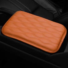 Load image into Gallery viewer, Car Interior Center Armrest Mat Auto Armrests Storage Box Leather Mats Dust-proof Cushion Cover Armrest Protector Pad
