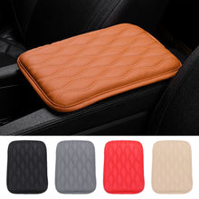 Load image into Gallery viewer, Car Interior Center Armrest Mat Auto Armrests Storage Box Leather Mats Dust-proof Cushion Cover Armrest Protector Pad
