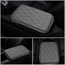 Load image into Gallery viewer, Car Interior Center Armrest Mat Auto Armrests Storage Box Leather Mats Dust-proof Cushion Cover Armrest Protector Pad
