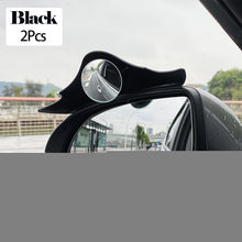 Load image into Gallery viewer, 2Pcs 360 Rotatable Car Blind Spot Mirror and Rain Eyebrow Auto Parking Safety Auxiliary Mirror Accessories
