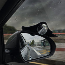 Load image into Gallery viewer, 2Pcs 360 Rotatable Car Blind Spot Mirror and Rain Eyebrow Auto Parking Safety Auxiliary Mirror Accessories
