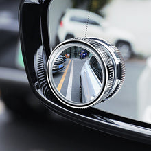 Load image into Gallery viewer, 2Pcs Car 360° Rotating Blind Spot Rear View Mirror Wide Angle Adjustable Round Mirror Suction Cup Convex Mirror
