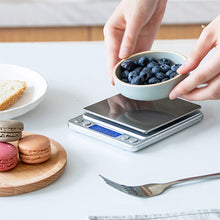 Load image into Gallery viewer, Digital Kitchen Scale 3kg/0.1g Mini Jewelry Scale Food Scales Digital Weight Gram and Oz Digital Gram Scale with LCD/ Tare
