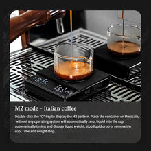 Load image into Gallery viewer, Digital Coffee Scale with Timer LED Screen Espresso USB 2kg/ 0.1g High Precision Measures in Oz/ml/g Kitchen Scale
