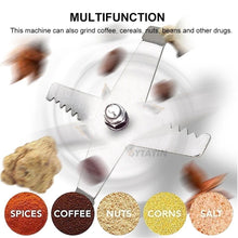 Load image into Gallery viewer, 400W High Power Kitchen Multifunctional Electric Grinder Cereal Nuts Beans Spices Grains Grinder Machine Home Coffee Grinder
