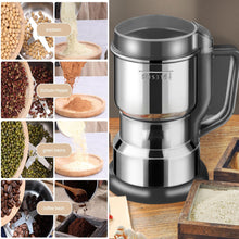 Load image into Gallery viewer, 400W High Power Kitchen Multifunctional Electric Grinder Cereal Nuts Beans Spices Grains Grinder Machine Home Coffee Grinder
